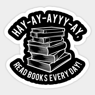 Gangsta Book Lover Sticker